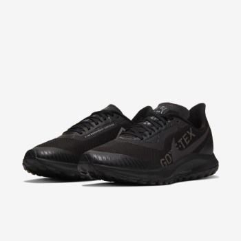 Nike Zoom Pegasus 36 Trail GORE-TEX - Női Futócipő - Fekete/Narancssárga/Szürke